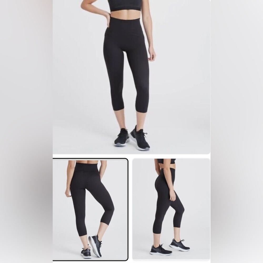Spanx cropped lamb leggings 1X